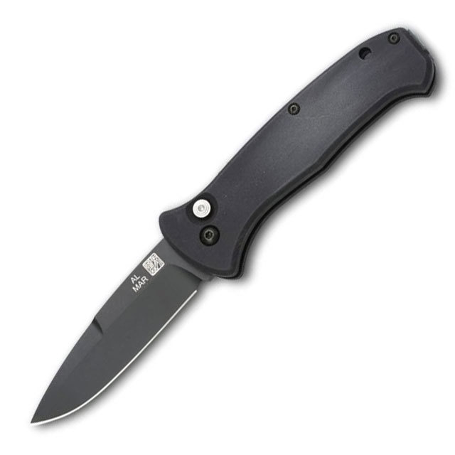 Автоматический складной нож Mini Auto Sere 2000™, Black Crucible CPM® S30V™ Blade, Black Aluminum Handles 7.6 см.