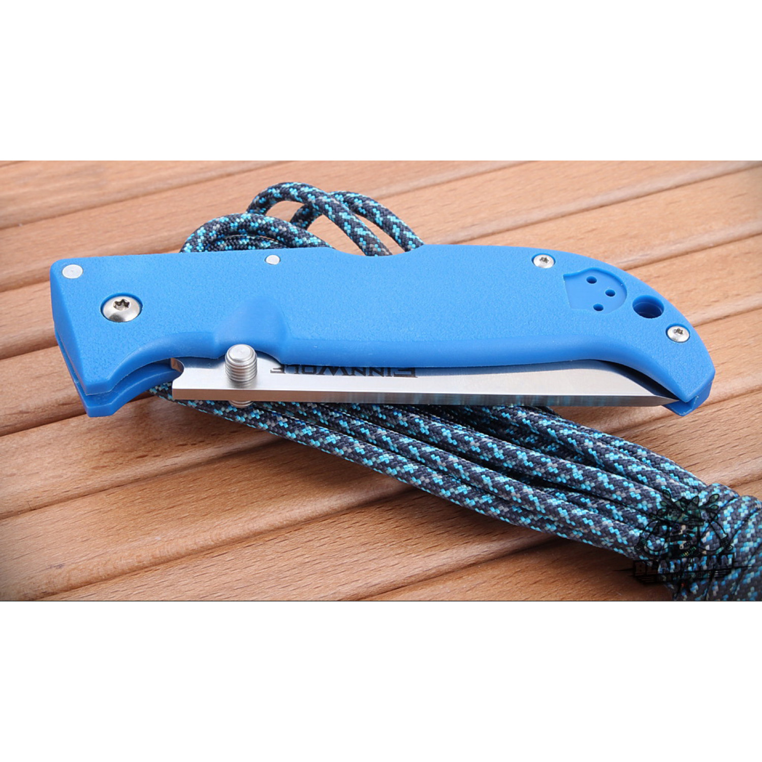 Складной нож Finn Wolf (Blue) - Cold Steel 20NPG, сталь AUS 8A, рукоять Grivory® (высококачественный термопластик) - фото 6