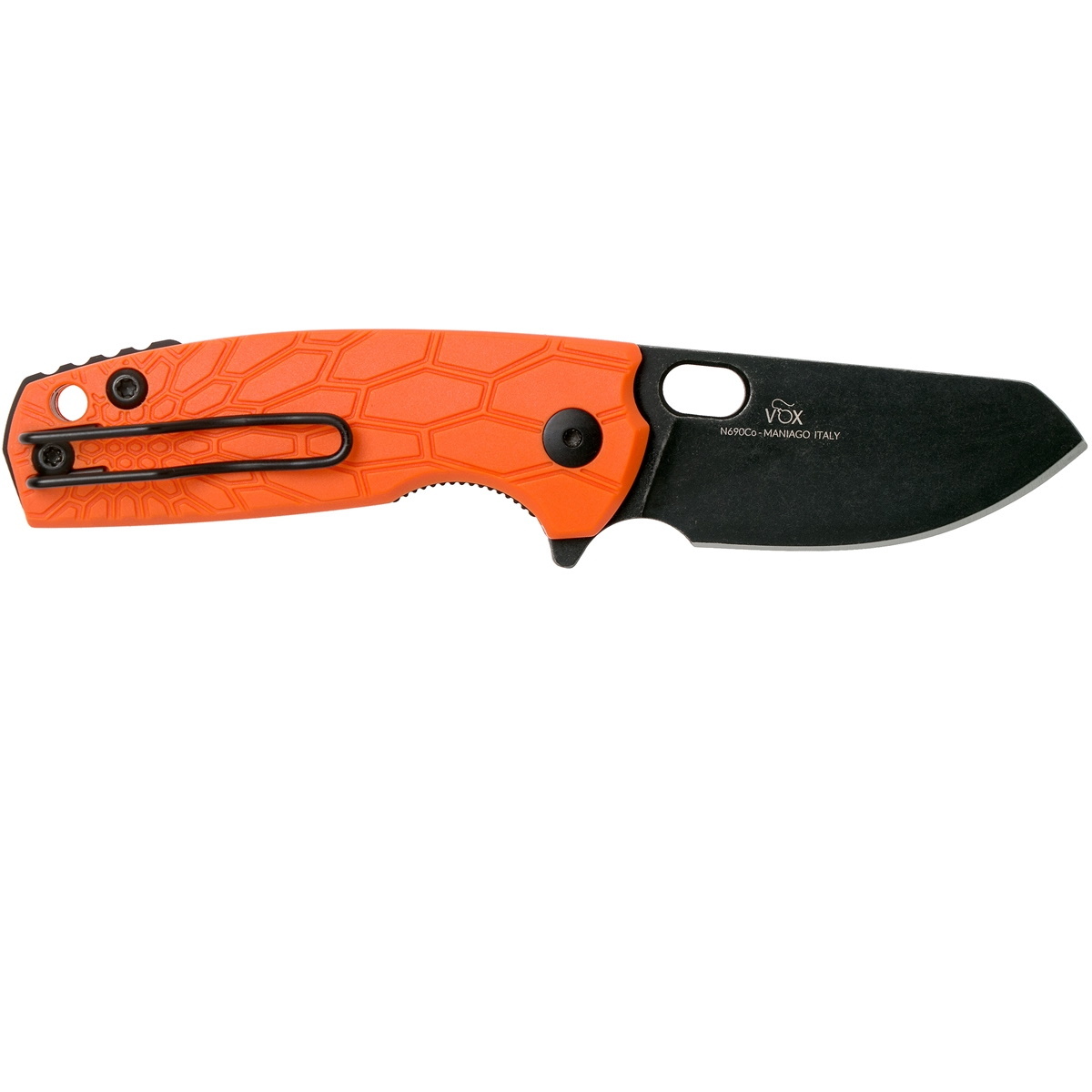 Складной нож Fox Baby Core, сталь N690, рукоять пластик FRN оранжевый - фото 3