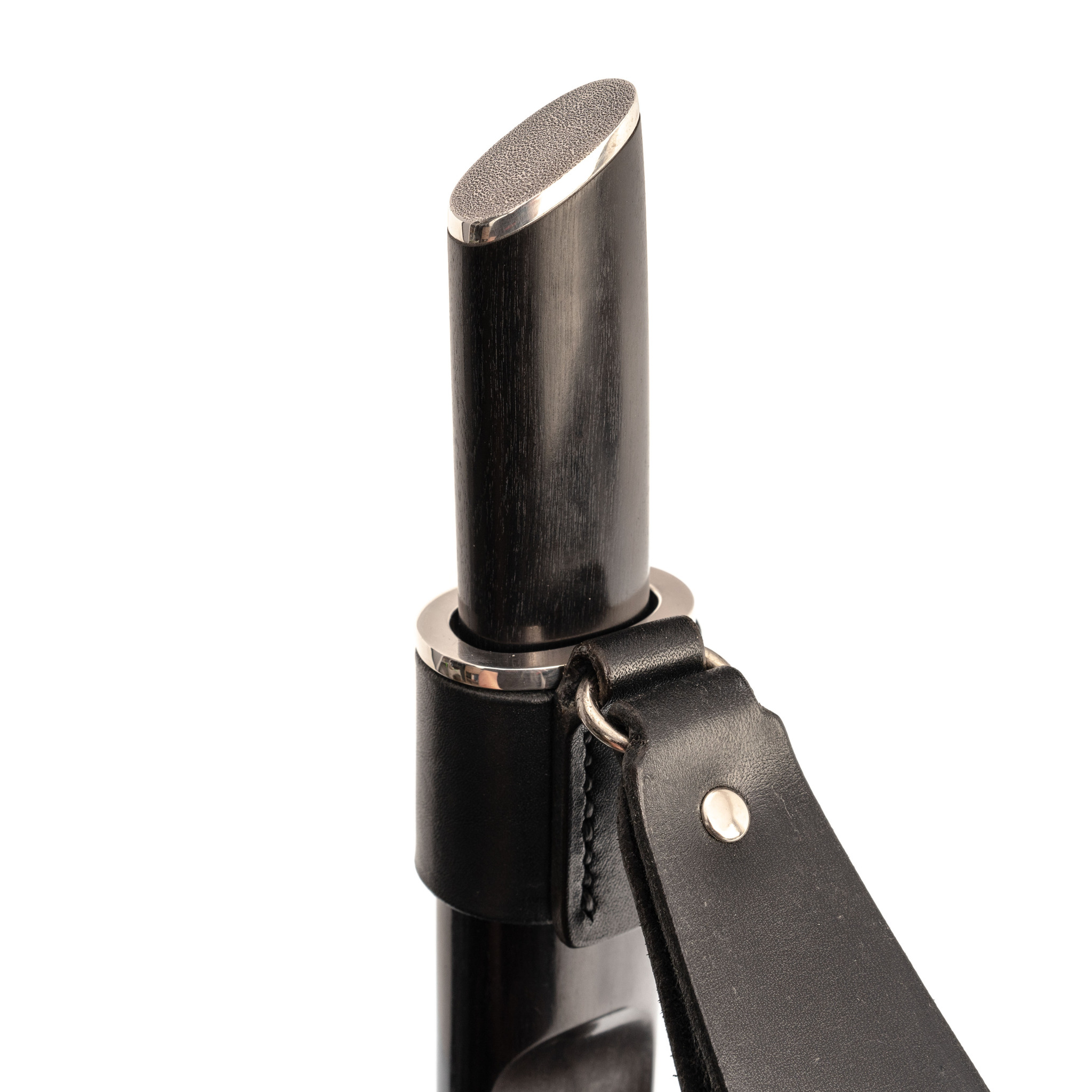 Подарочный нож Танто, многослойная сталь, рукоять рог буйвола - фото 7