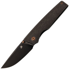 Фото Складной нож Kansept Chimera blackwash сталь S35VN, рукоять Blackwash Titanium