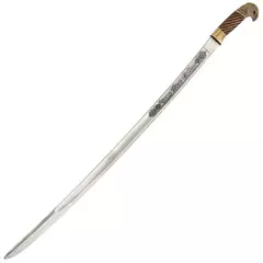 Фото Шашка Казачья обр. 1881 г., украшенная, нержавеющая сталь