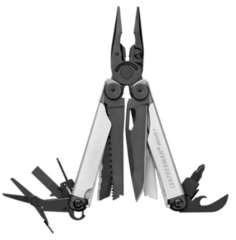 Фото Мультитул Leatherman  WAVE PLUS BLACK & SILVER, нейлоновый чехол