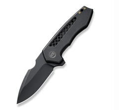 Фото Складной нож WE Knife Harpen Black, сталь CPM-20CV, рукоять титан