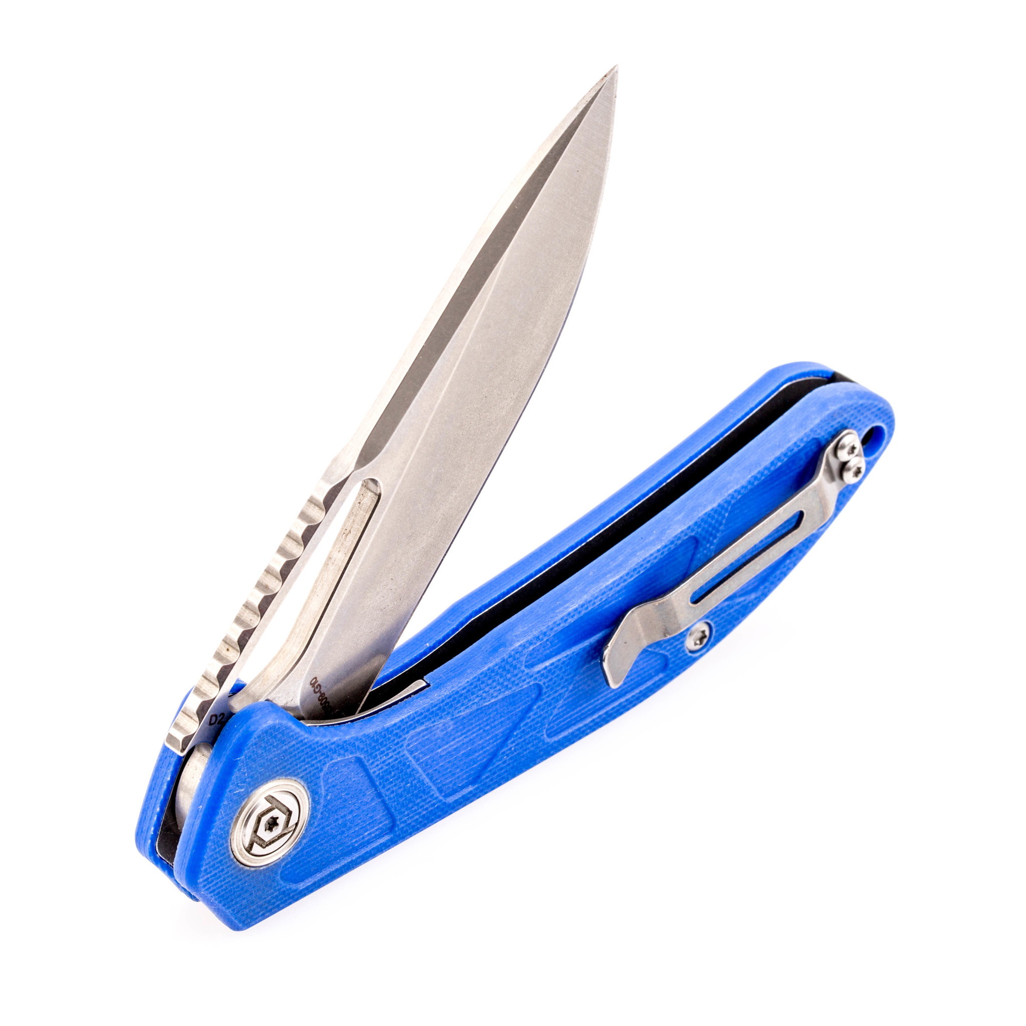 Складной нож CH3509 из стали D2, синий от Ножиков
