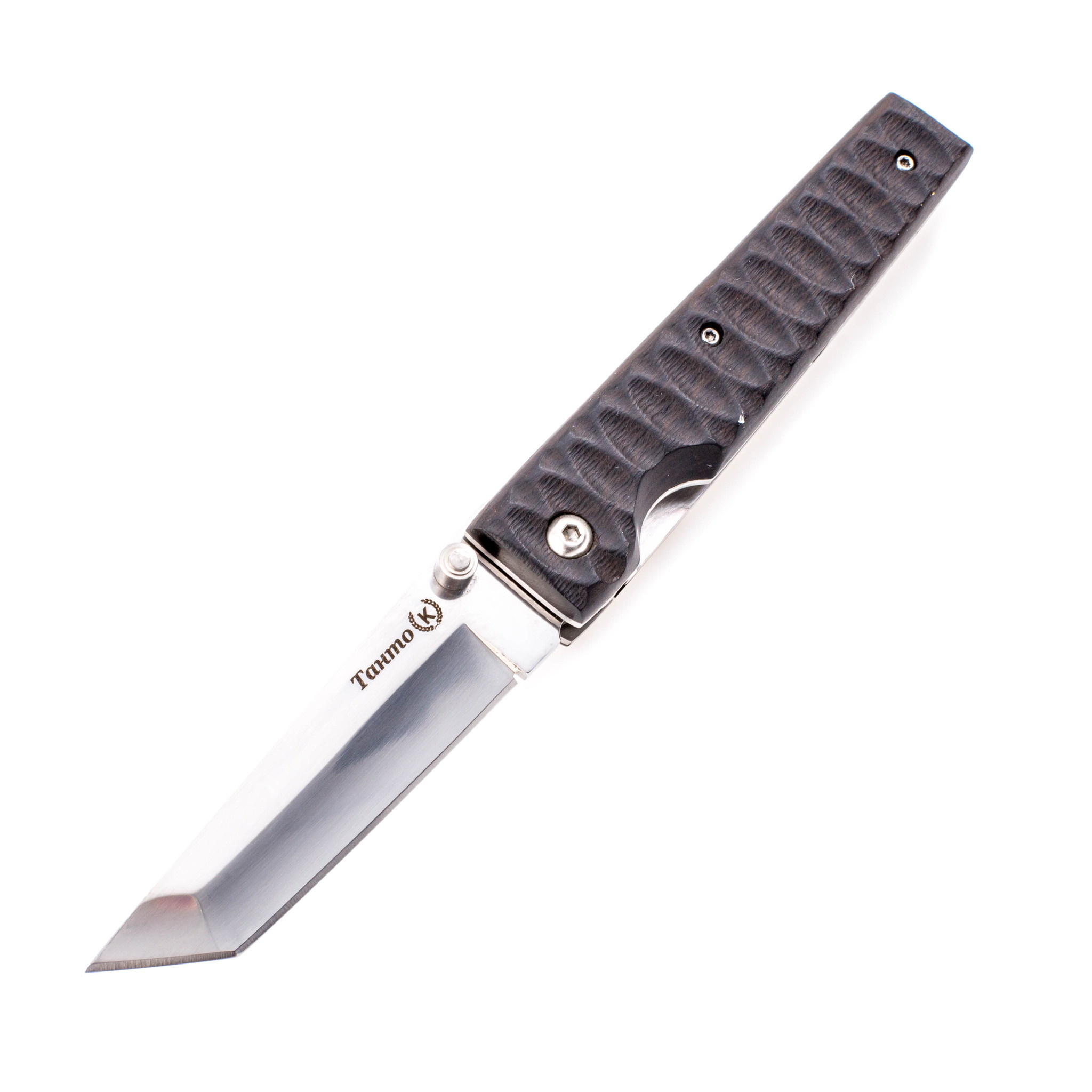 Складной нож Танто, сталь X50CrMoV15, граб