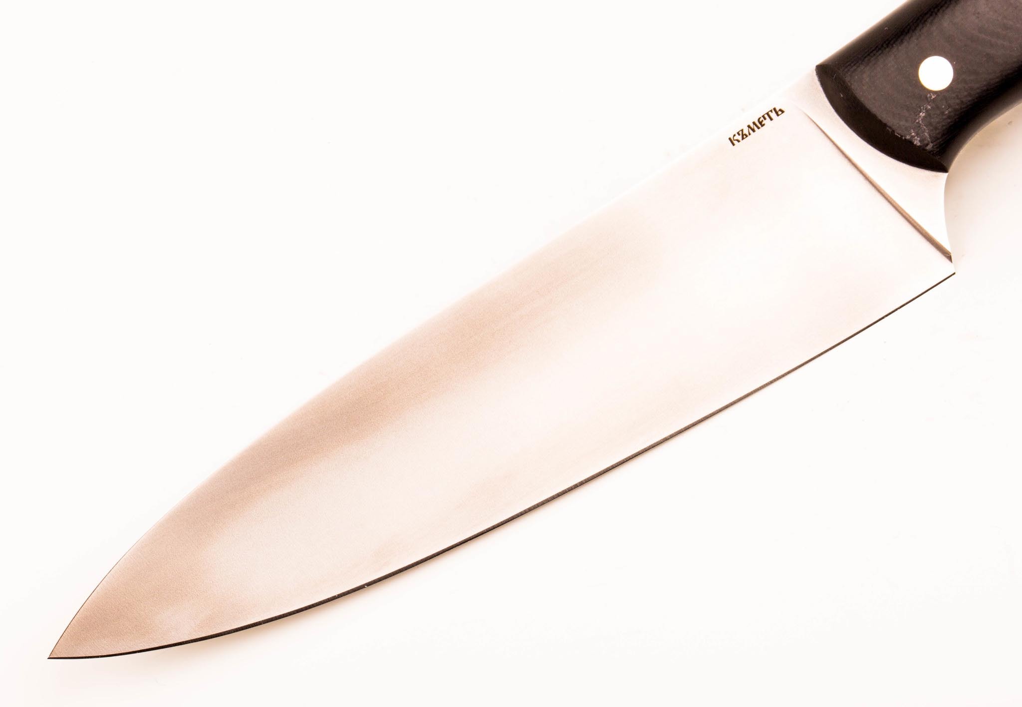 Нож кухонный, цельнометаллический, сталь M-390 - фото 2