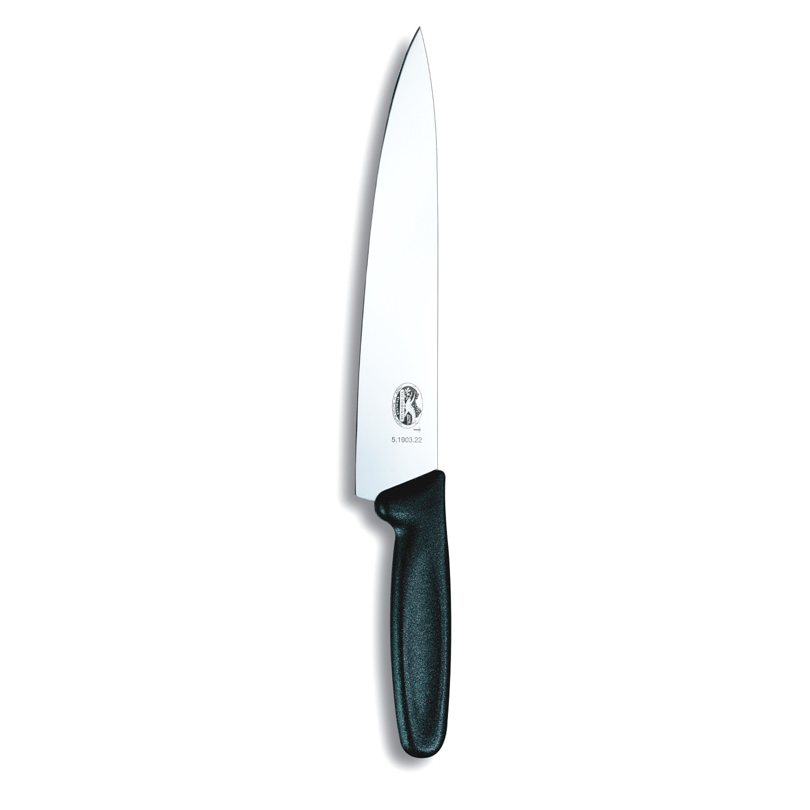 Кухонный разделочный нож Victorinox, сталь X50CrMoV15, рукоять матовый полипропилен, черный от Ножиков