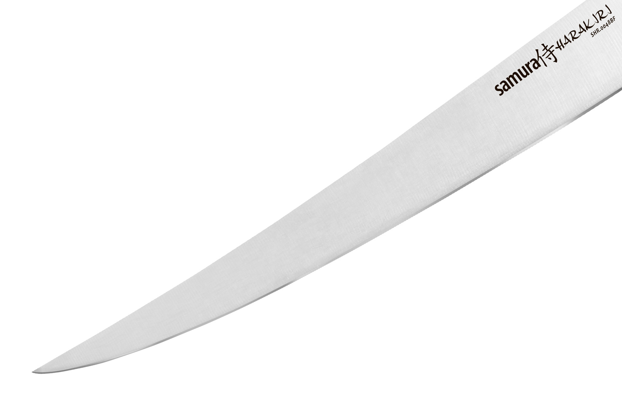 Нож кухонный филейный Fisherman Samura Harakiri, 224 мм, черная рукоять от Ножиков