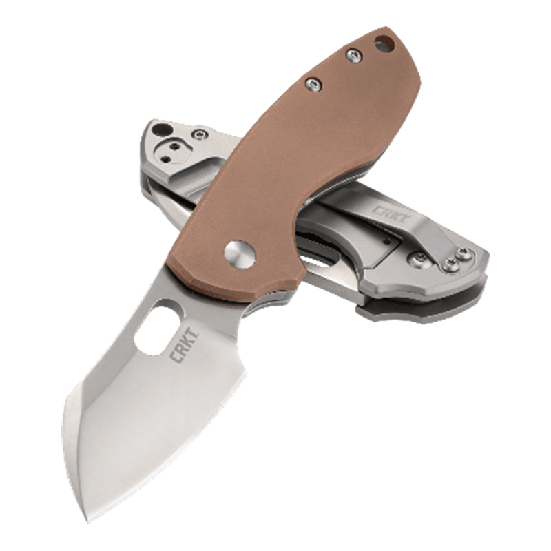 фото Складной нож crkt pilar copper, сталь 8cr13mov, рукоять медь/сталь