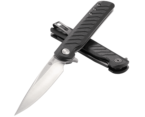 Складной нож CRKT R3801 Ruger Knives LCK™, сталь 8Cr13MoV, термопластик GRN, черный - фото 9