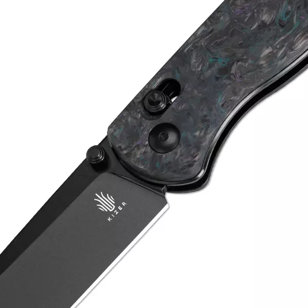 Складной нож Kizer Drop Bear, сталь CPM-S35VN, рукоять карбон - фото 4