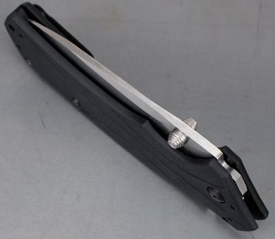 фото Складной полуавтоматический нож kershaw knockout k1870, сталь sandvik 14c28n, рукоять алюминий