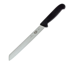 Фото Кухонный нож Victorinox для хлеба, сталь X55CrMo14, рукоять термоэластопласт, черный