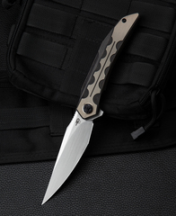 Фото Складной нож Bestech Samari, сталь M390, Satin finish, рукоять титан
