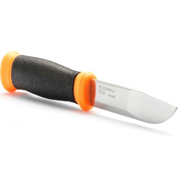 Нож с фиксированным лезвием Morakniv Outdoor 2000 Orange, сталь Sandvik 12C27, рукоять резина/пластик от Ножиков