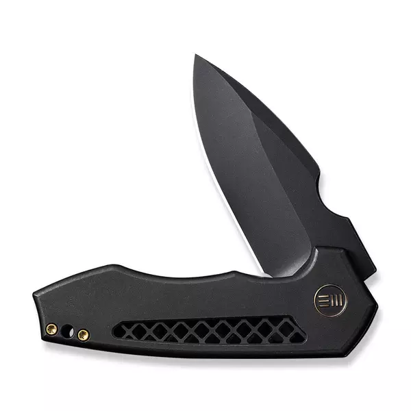 Складной нож WE Knife Harpen Black, сталь CPM-20CV, рукоять титан - фото 4