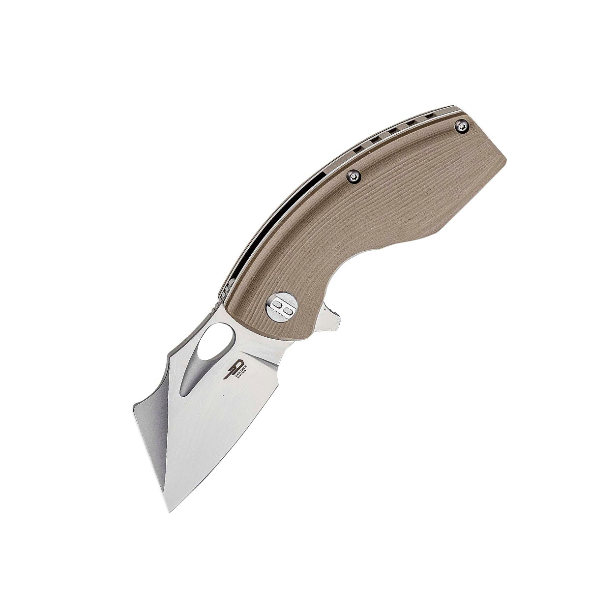 

Складной нож Bestech Lizard, сталь D2, рукоять песочный G10