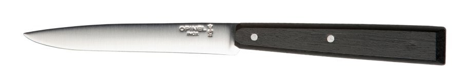 Нож столовый Opinel №125, нержавеющая сталь, черный от Ножиков