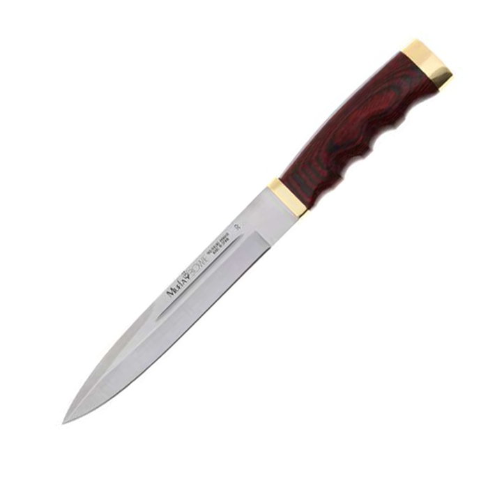 фото Нож туристический muela bowie, сталь x50crmov15, рукоять pakka wood, коричневый