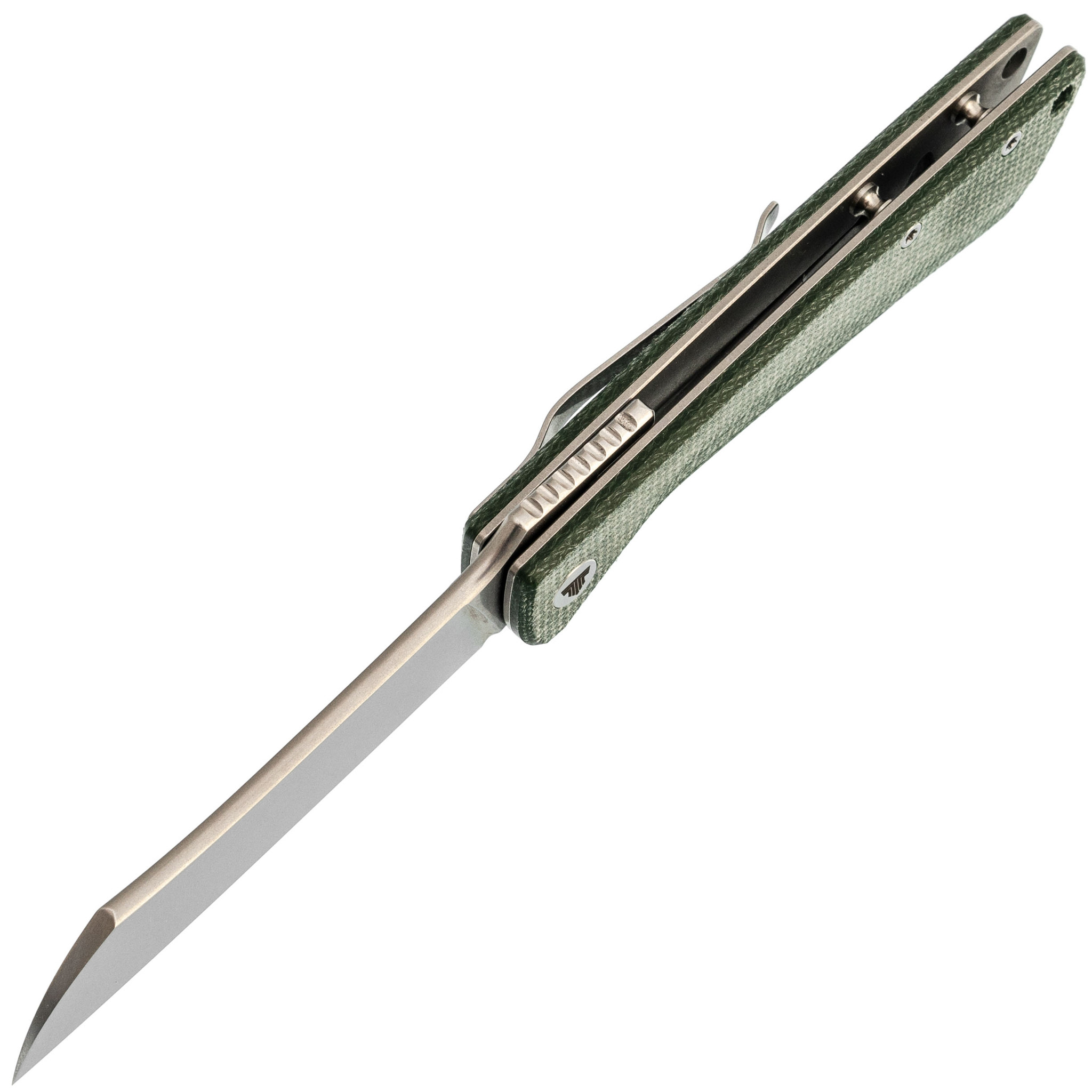 Складной нож Trivisa Norma-04G, сталь 14C28N, рукоять микарта - фото 2