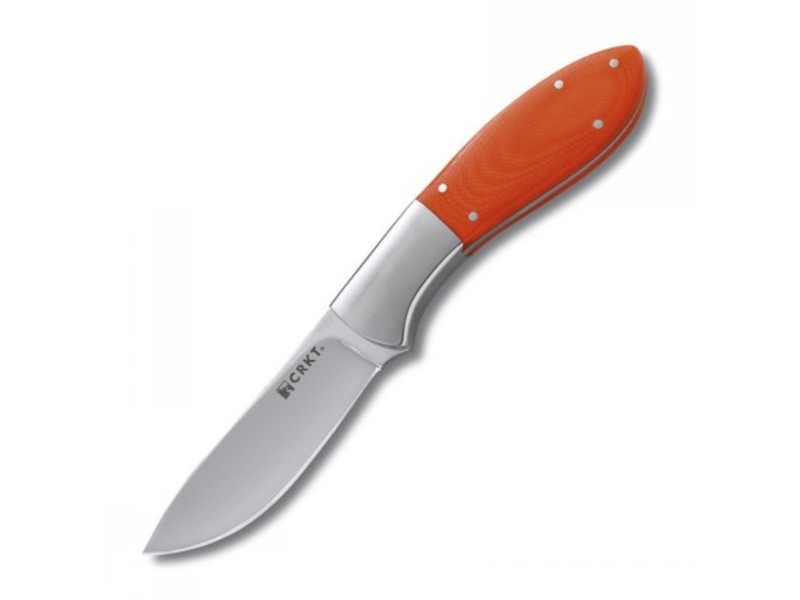 Нож с фиксированным клинком CRKT Russ Kommer 2-Shot, сталь Sandvik 12С27, рукоять G-10 нож с фиксированным клинком gerber river shorty