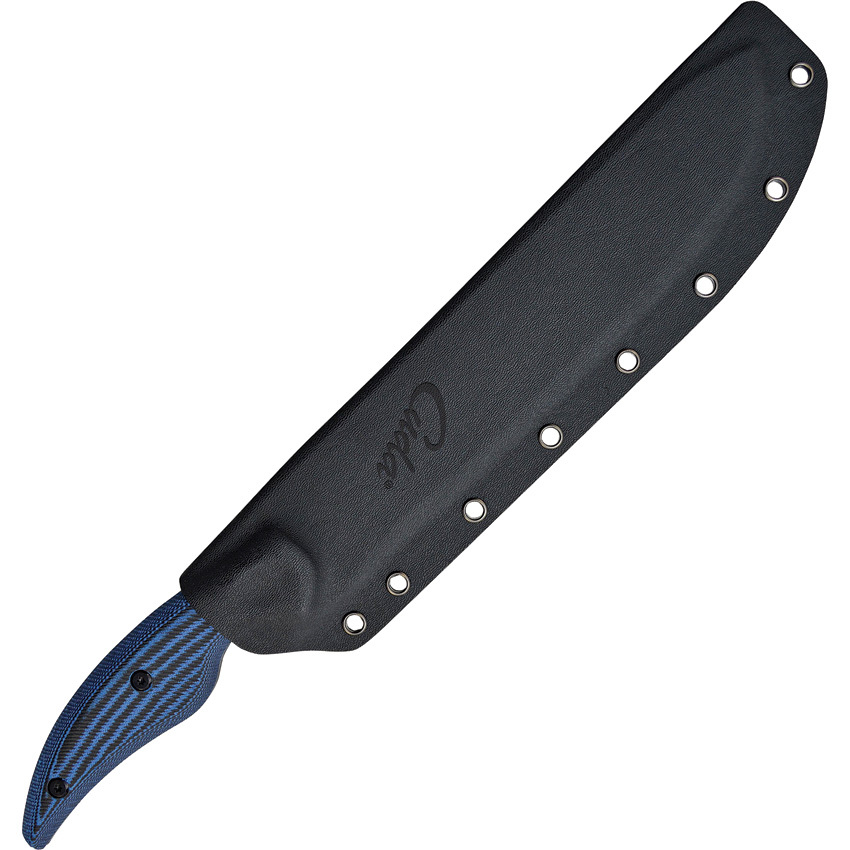 фото Разделочный шкуросъемный нож с фиксированным клинком cuda 10, сталь cts-40a, рукоять микарта, чехол нейлон