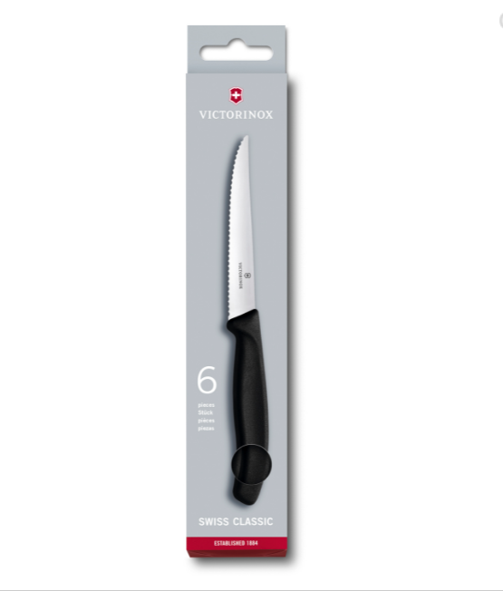 Набор из 6 ножей для стейков Victorinox Swiss Classic 11 см от Ножиков
