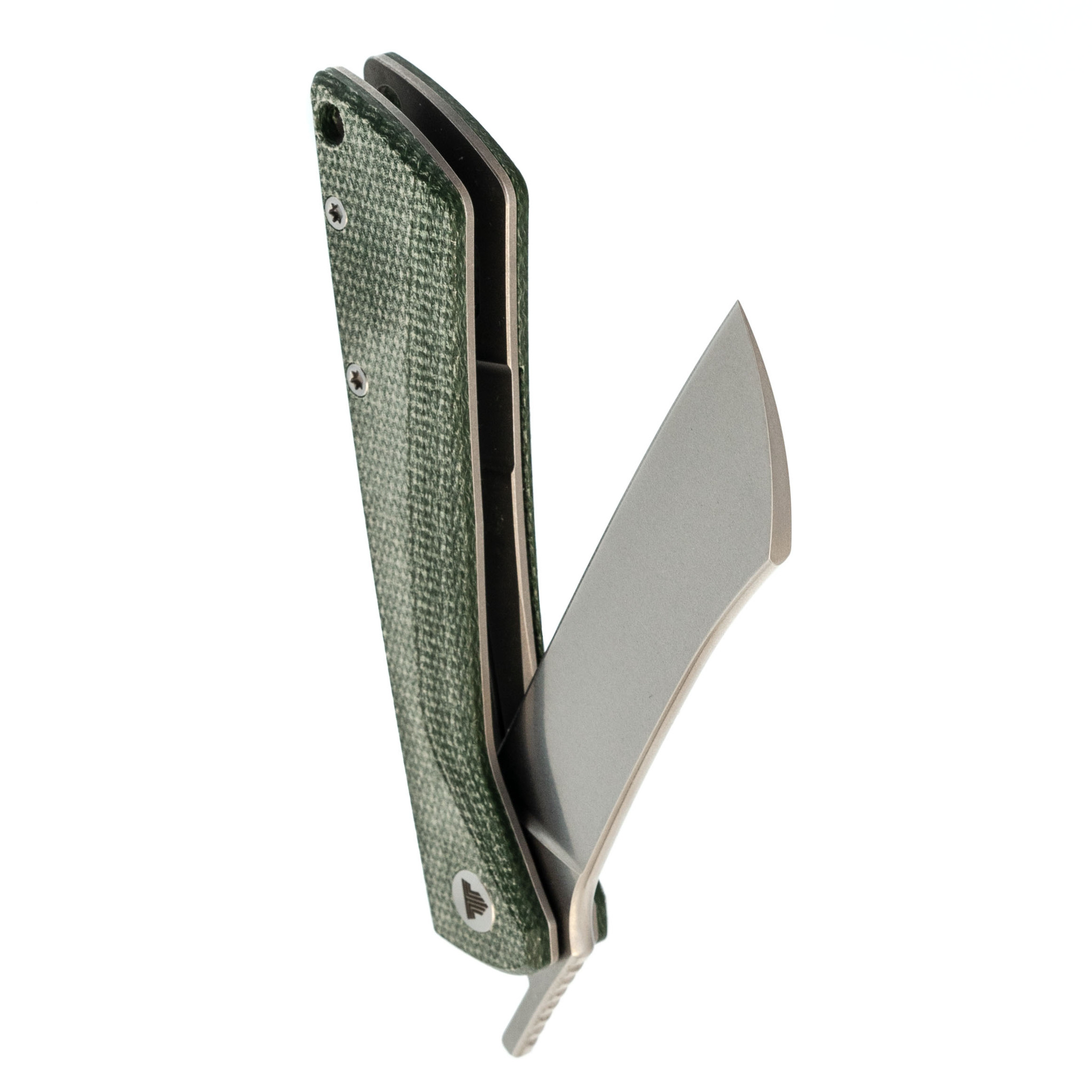 Складной нож Trivisa Norma-04G, сталь 14C28N, рукоять микарта - фото 6
