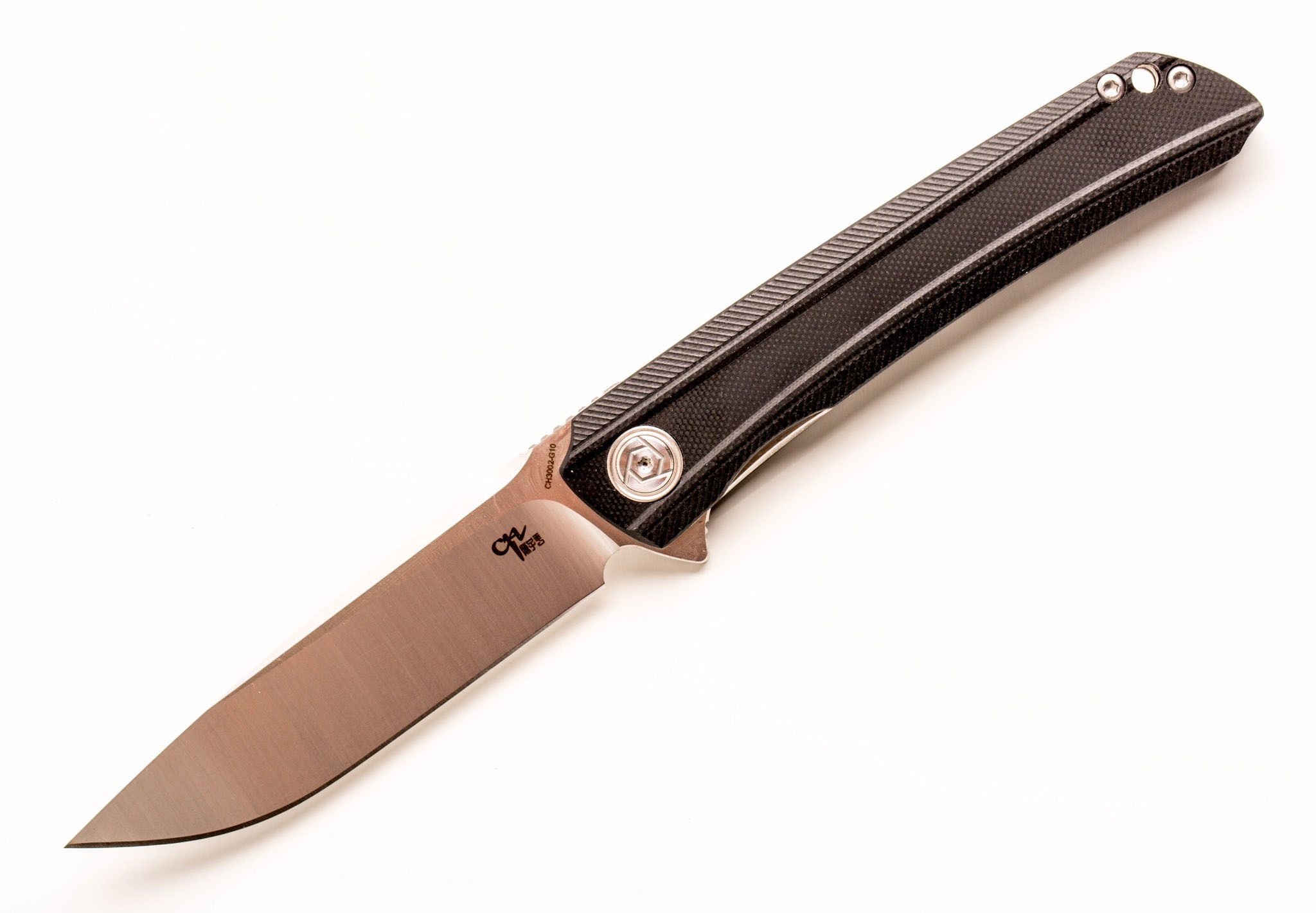 Складной нож CH3002 сталь D2, Черный - фото 1