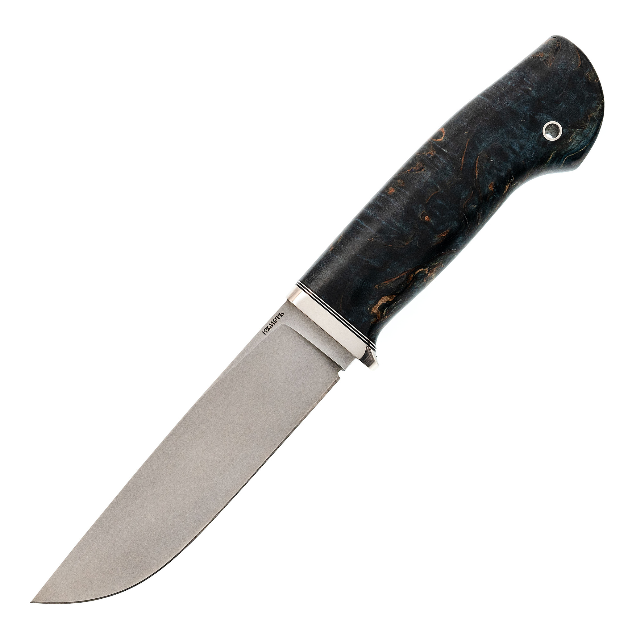 Нож Комбат, сталь М390, карельская береза - фото 1