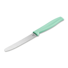 Фото Нож кухонный Boker Sandwich Knife Mint Green, нержавеющая сталь, рукоять ABS-пластик, мятный