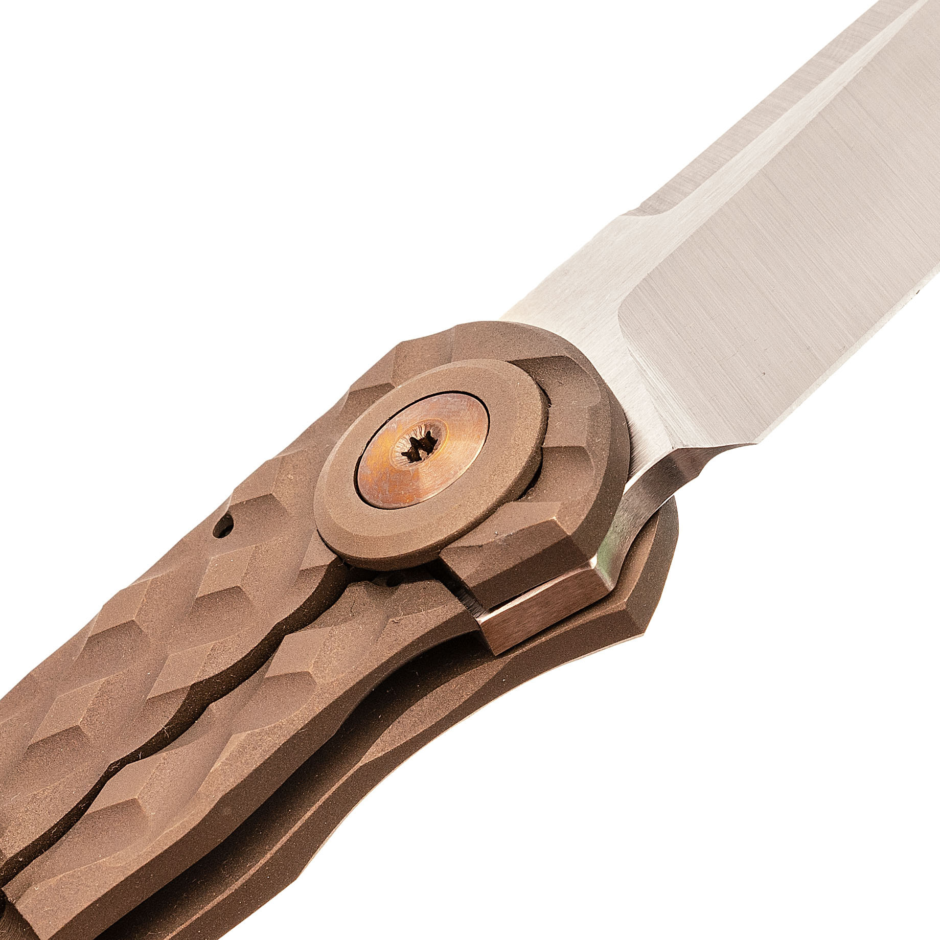 Складной нож TI Custom Assassin, сталь M398, рукоять Titanium/Timascus от Ножиков
