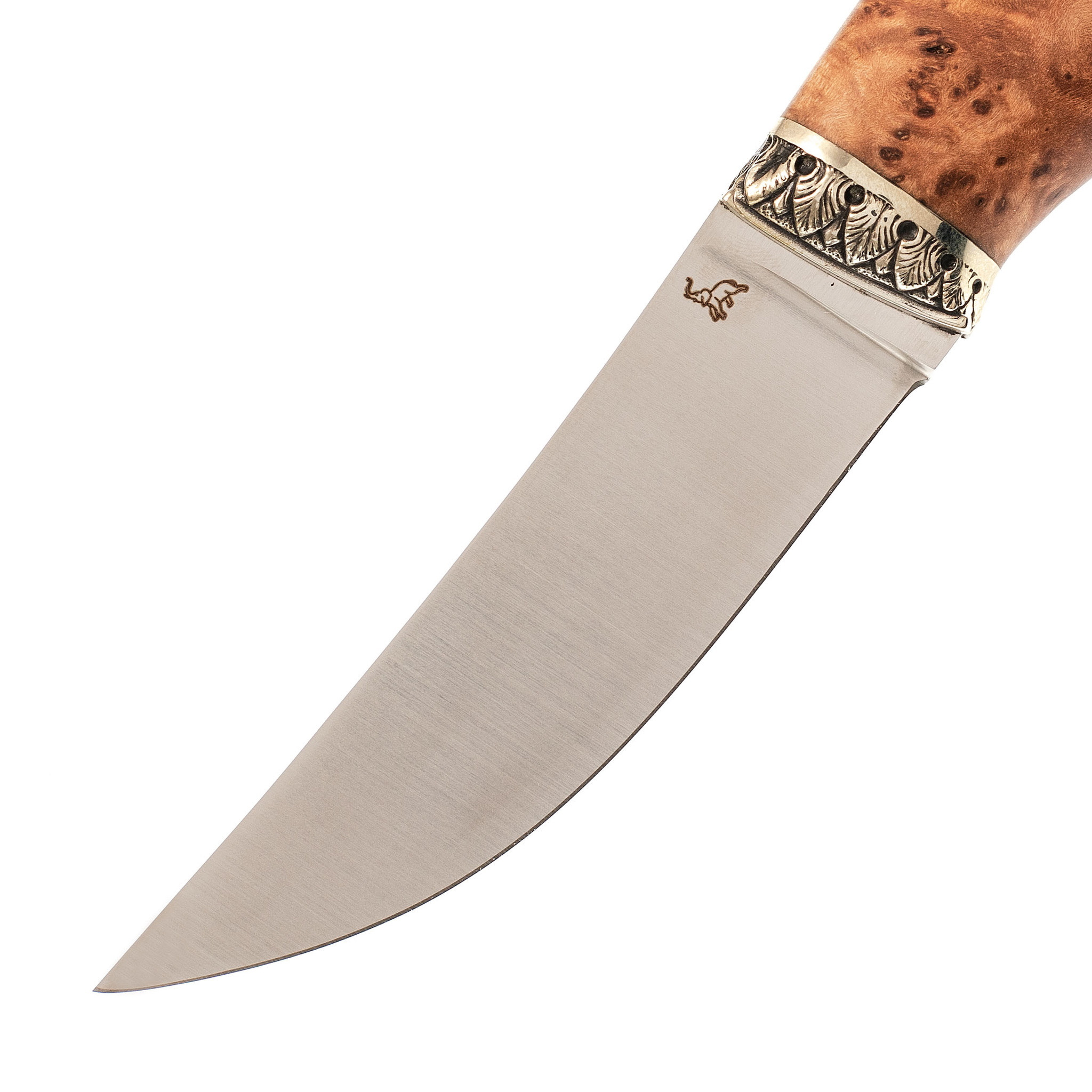 Нож разделочный С13 Слон, сталь М390, рукоять карельская береза - фото 2