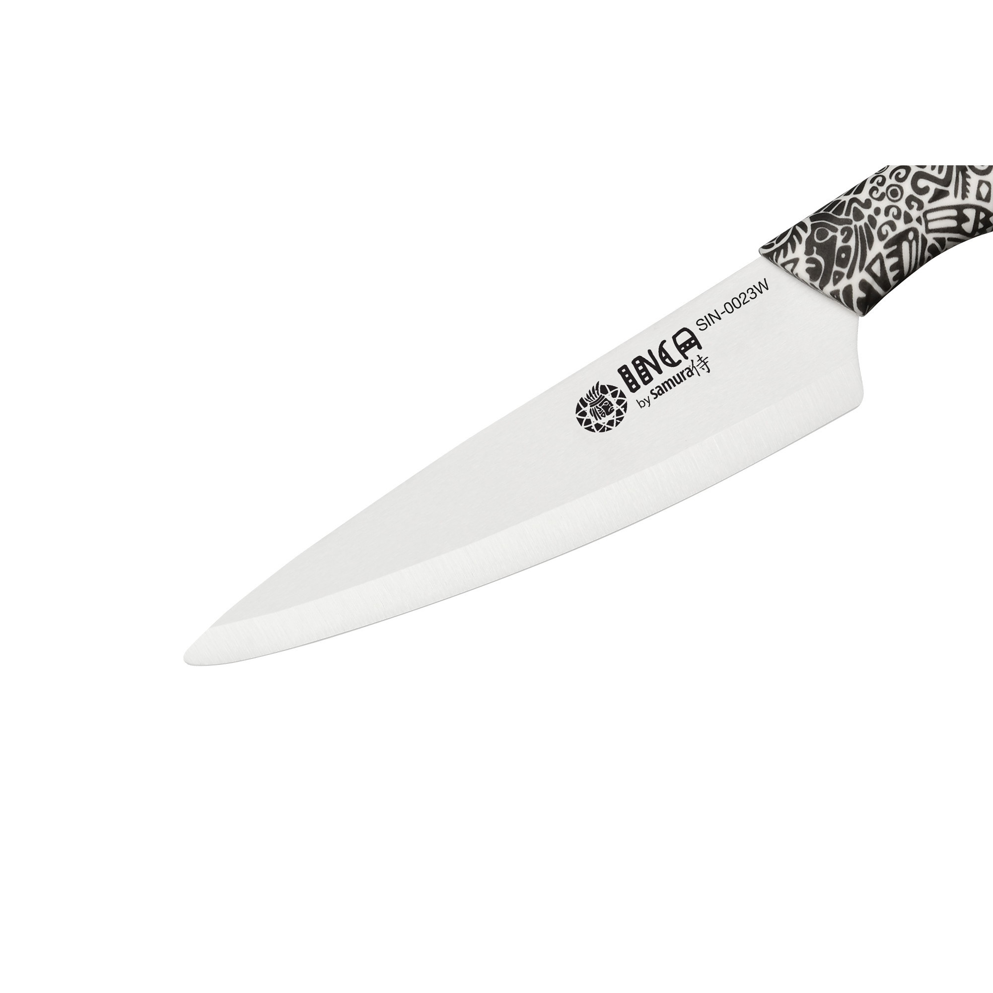 Нож кухонный универсальный Samura Inca 155 мм, белая циркониевая керамика, рукоять пластик от Ножиков