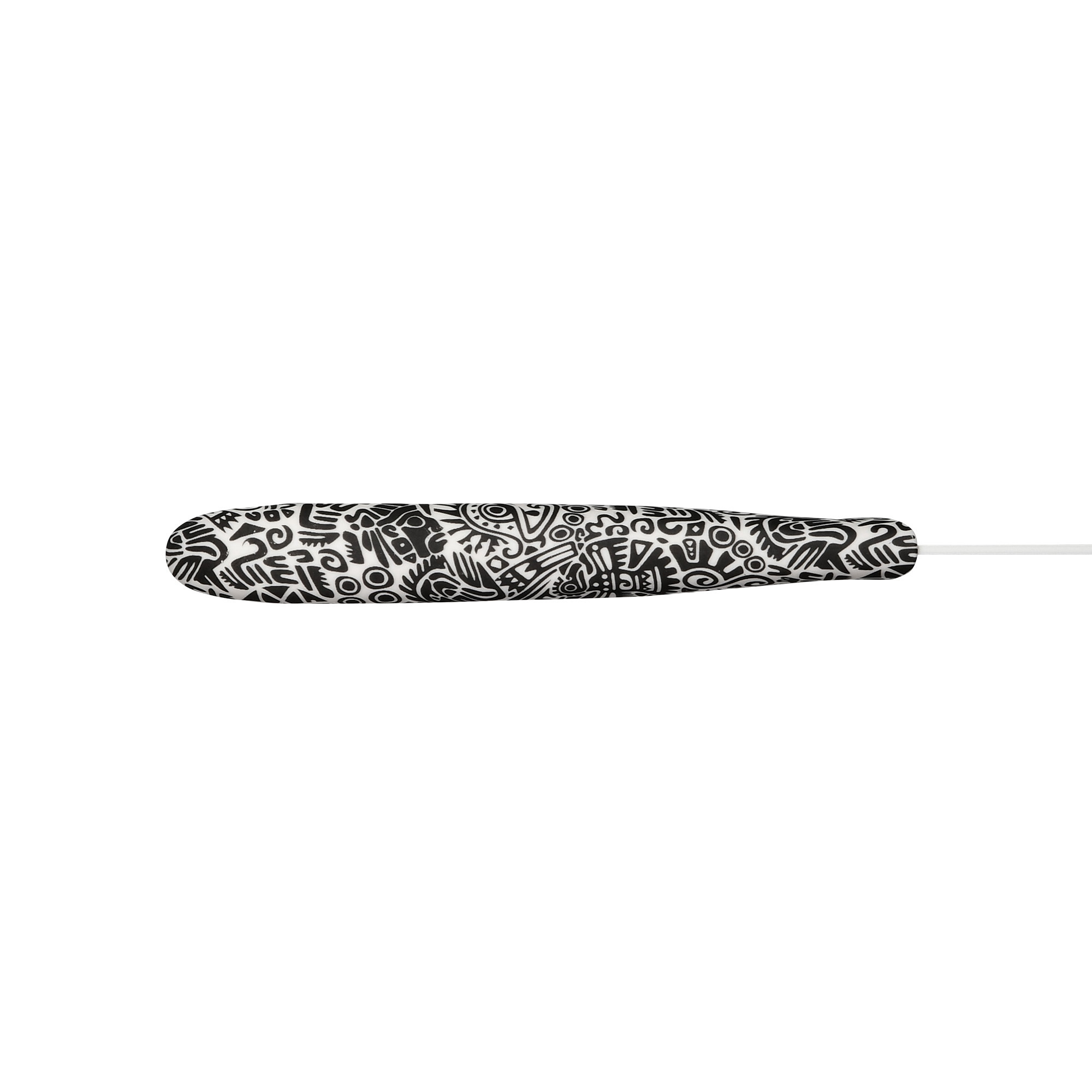 Нож кухонный универсальный Samura Inca 155 мм, белая циркониевая керамика, рукоять пластик - фото 4
