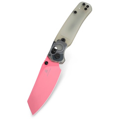 Фото Складной нож Bestech Knives Cicada's Wing, сталь 10Cr15MoV, рукоять Ultem, розовый/серый
