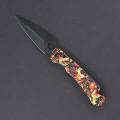 Фото Складной нож Daggerr Arrow Slim Khokhloma X-Lock PVD сталь VG-10, рукоять G10