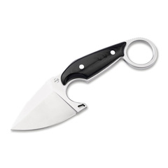 Фото Нож с фиксированным клинком Boker Enki, сталь D2, рукоять микарта, черный