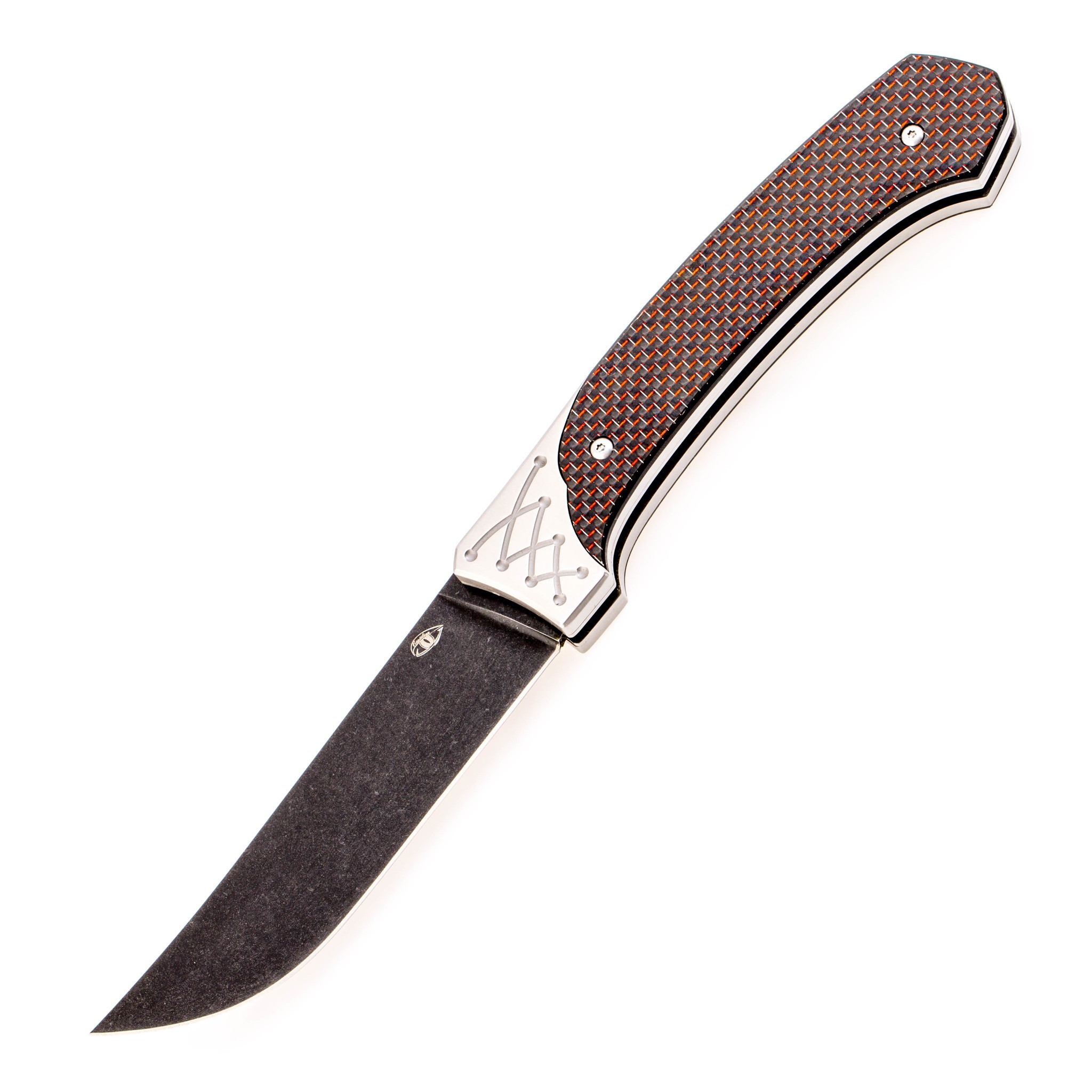 Складной нож Пчак-2, черный клинок
