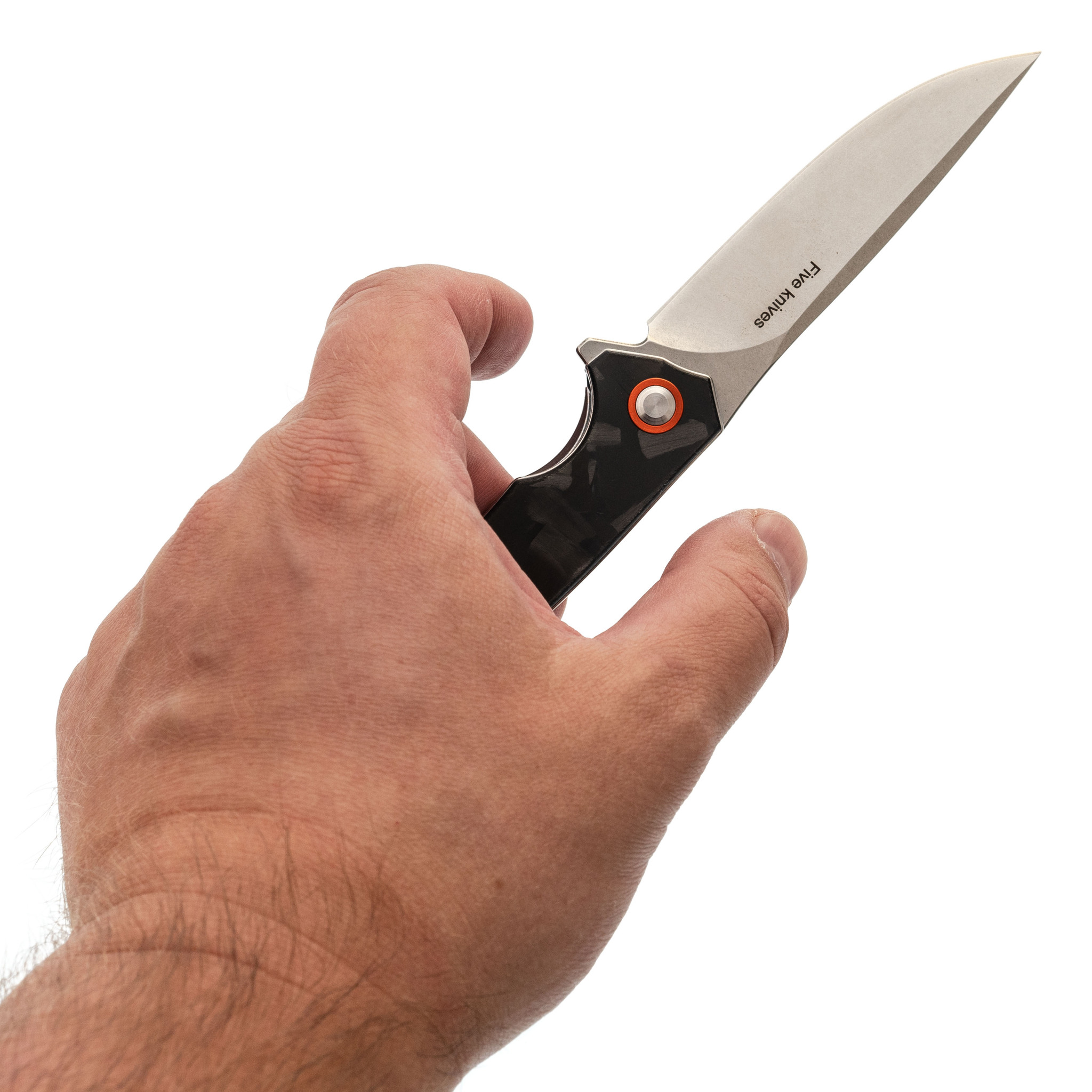 Складной нож Five Knives 16, сталь D2, рукоять карбон - фото 8