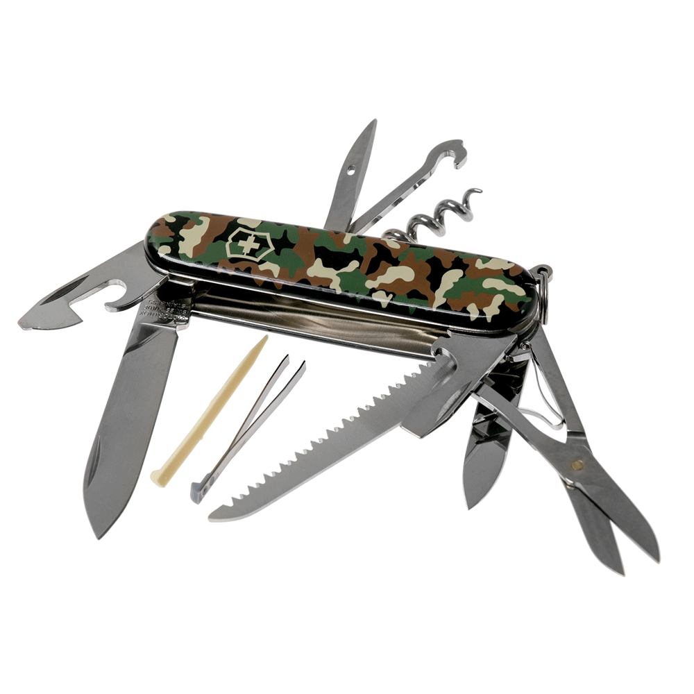 Нож перочинный Victorinox Huntsman 1.3713.94 91мм 15 функций камуфляж - фото 3