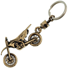 Фото Брелок Мотокросс, бронза