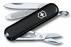 Фото Нож перочинный Victorinox Classic SD Colors, черный, 7 функций, 58мм
