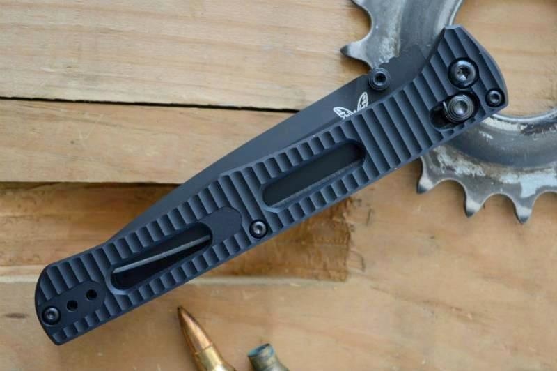 фото Складной нож benchmade fact 417bk, сталь s30v, алюминий, черное лезвие