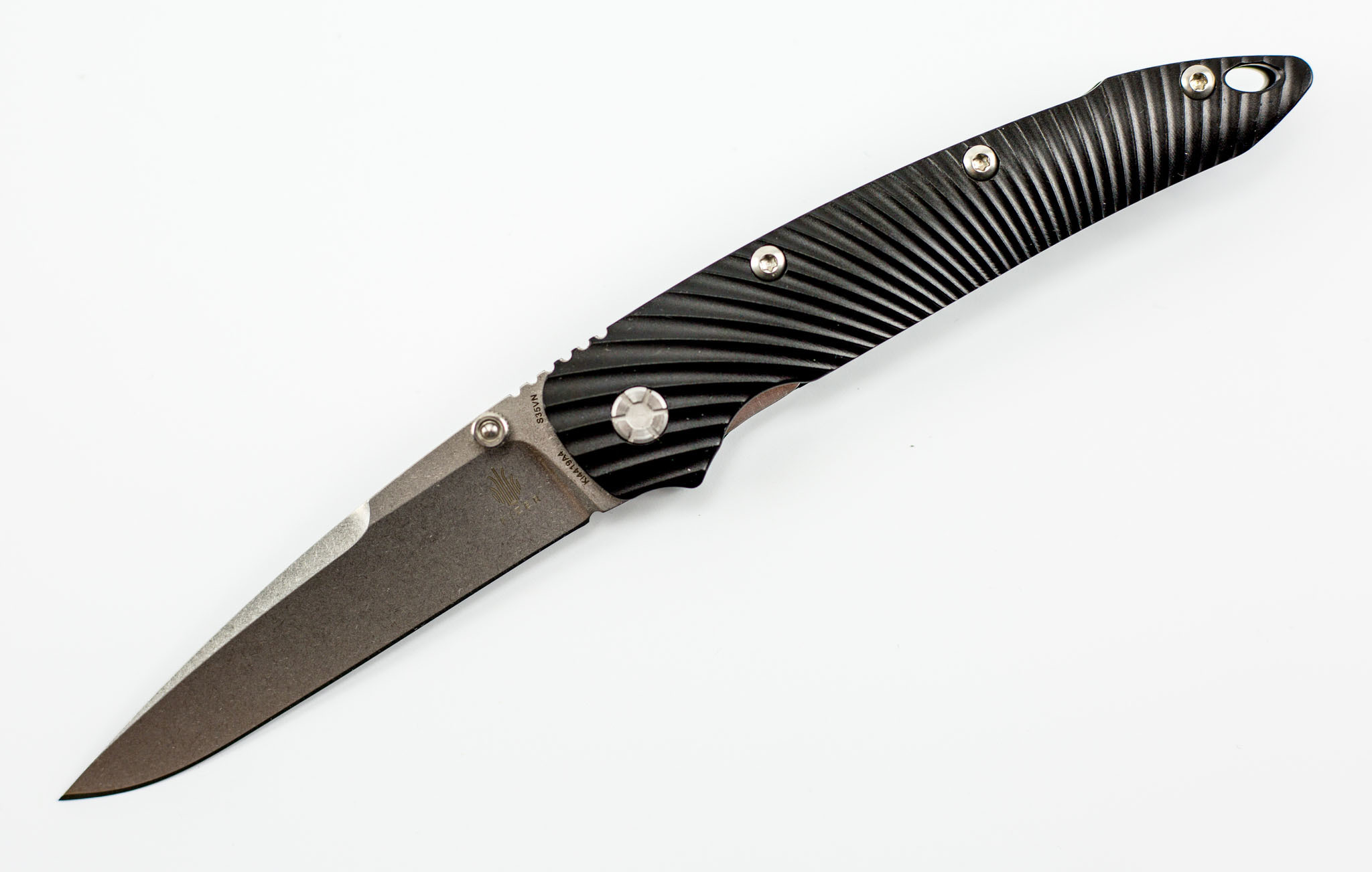 фото Складной нож kizer sliver, сталь cpm-s35vn, черный, рукоять алюминий