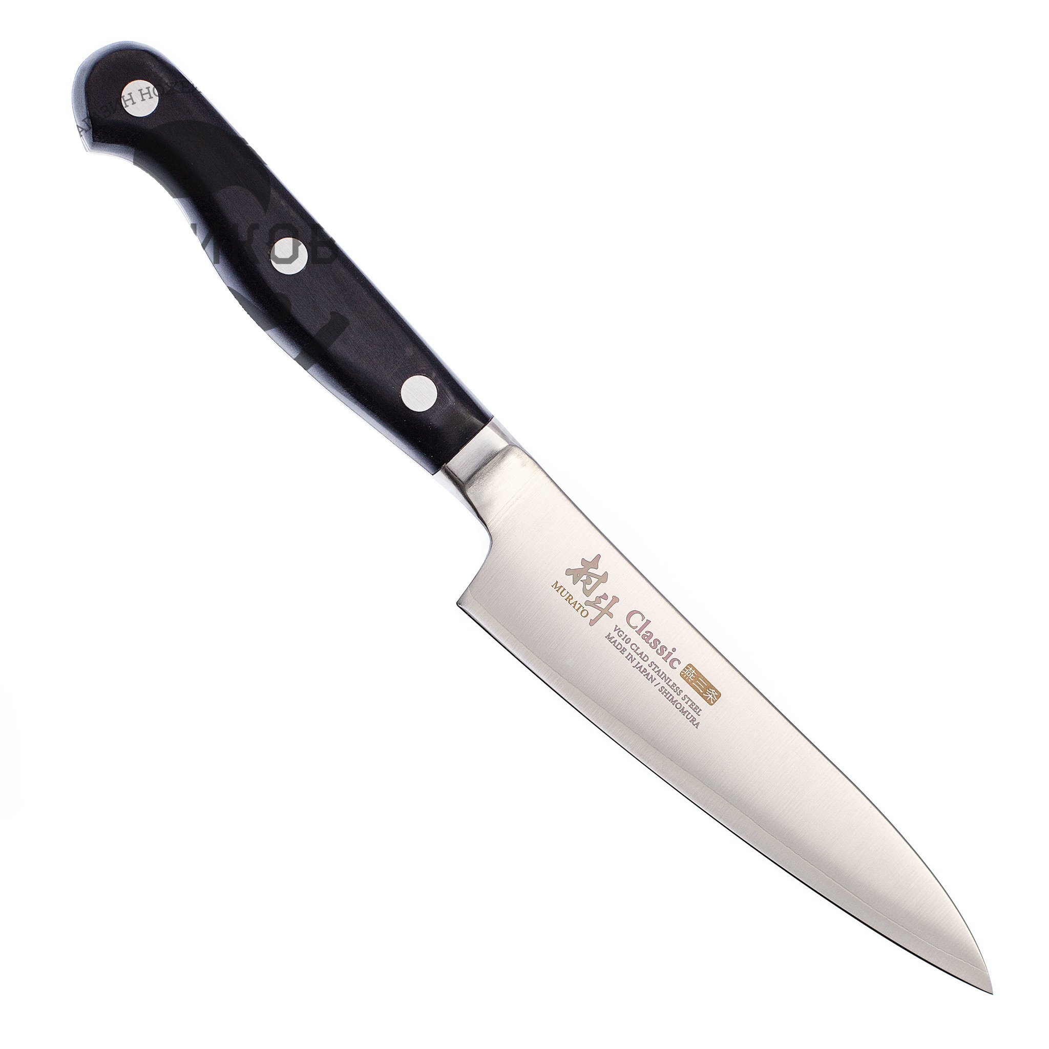 Нож кухонный Шеф Shimomura MURATO Classic 125 мм, сталь VG-10, рукоять Pakka Wood - фото 3