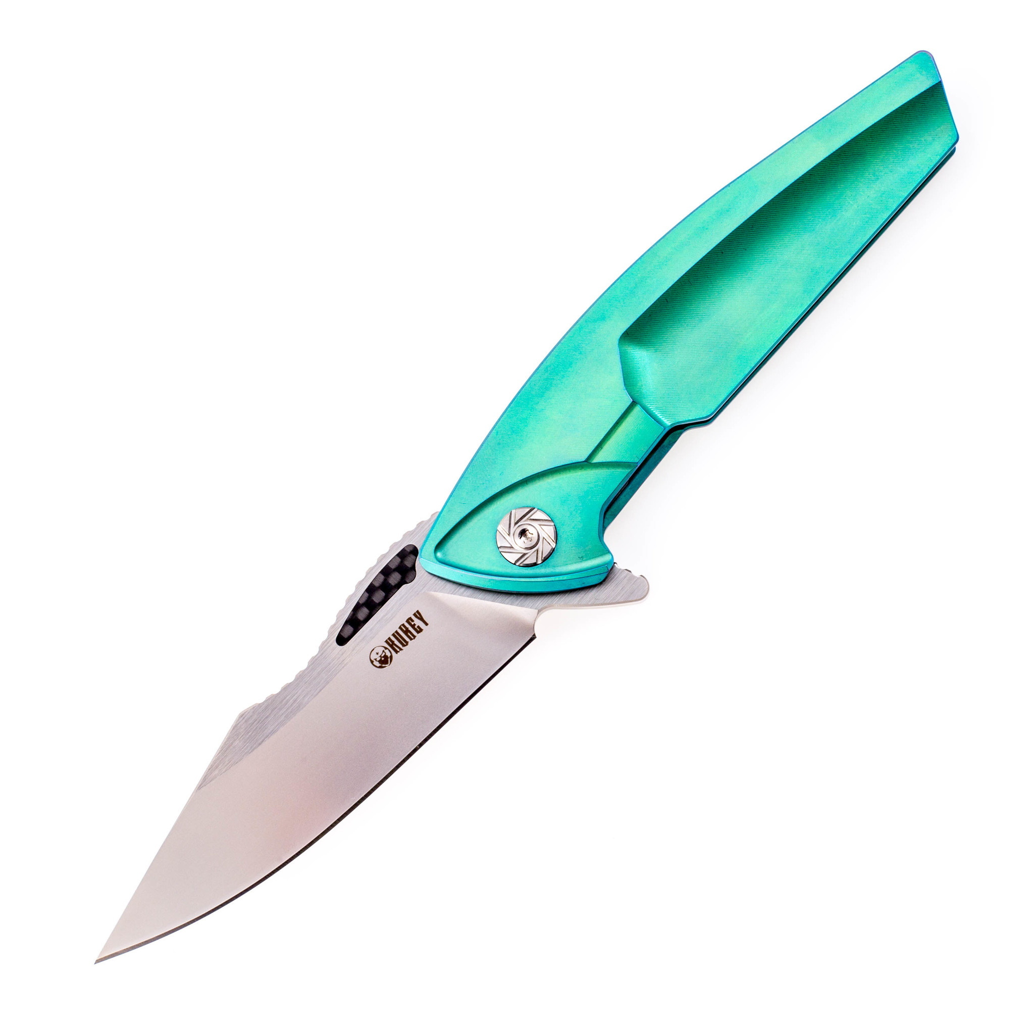 Складной нож Kubey KU204B, сталь S35VN,зеленый - фото 1