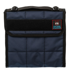 Фото Сумка для 6 фиксированных ножей с замком KTB, темно-синяя S