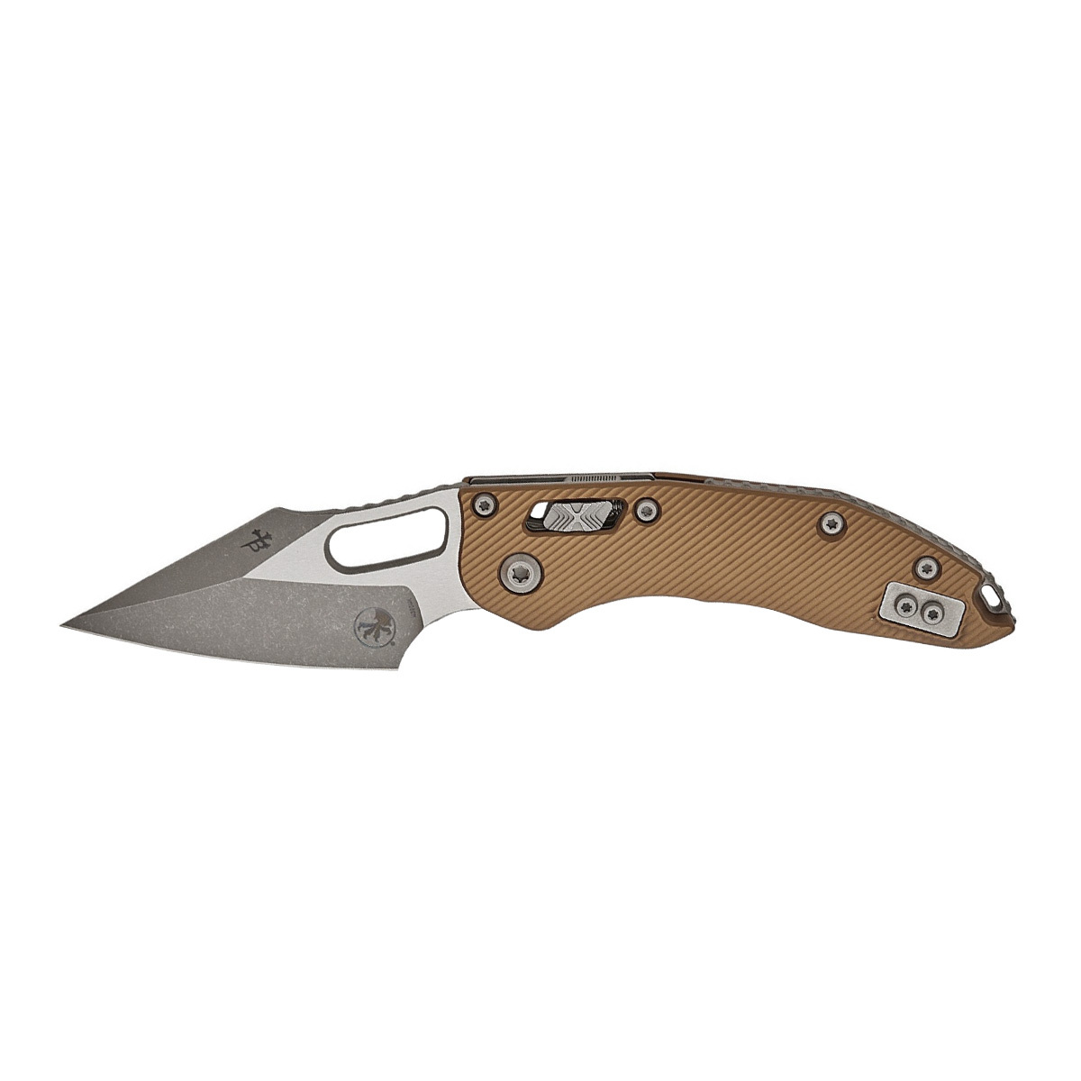

Складной нож Microtech Stitch, сталь М390, рукоять алюминий, коричневый